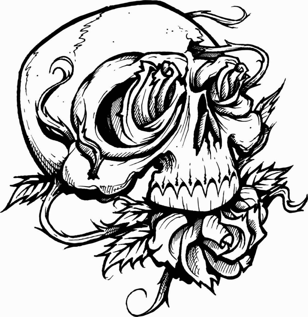 Coloring Pages Skull Free Printable Coloring Pages