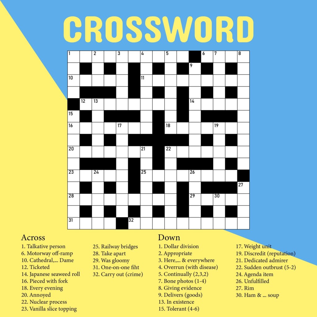 Crosswords For Adults 13 Free PDF Printables Printablee