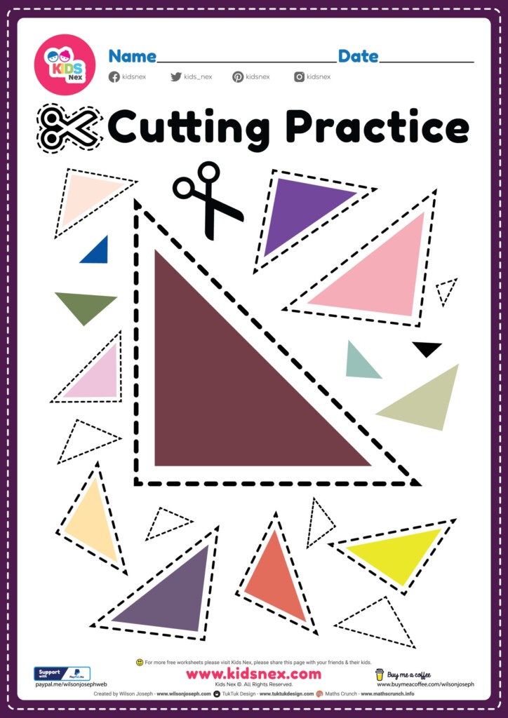 Cutting Practice Printables