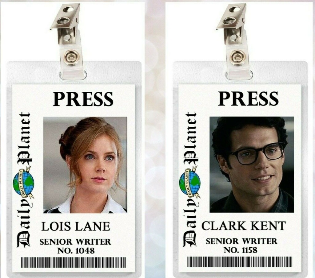 Daily Planet Press Pass Printable