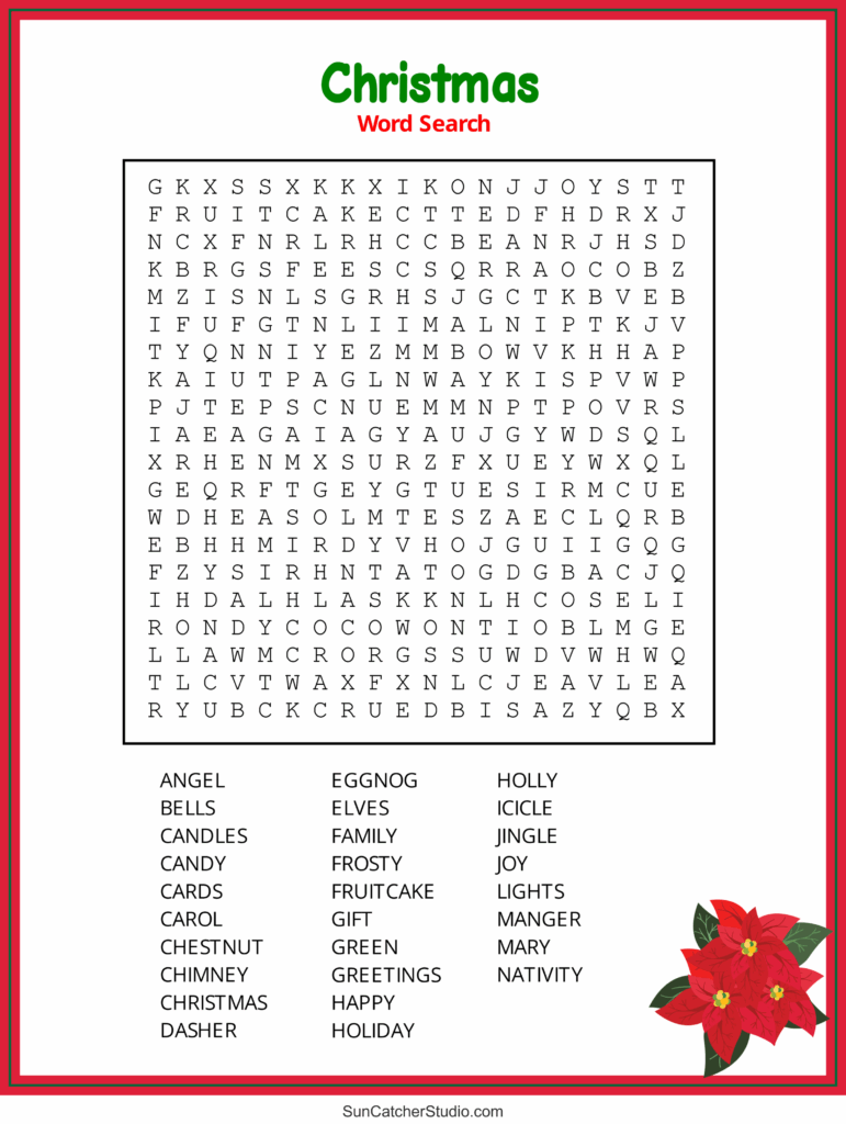 Difficult Hard Christmas Word Search Printable Word Search Maker