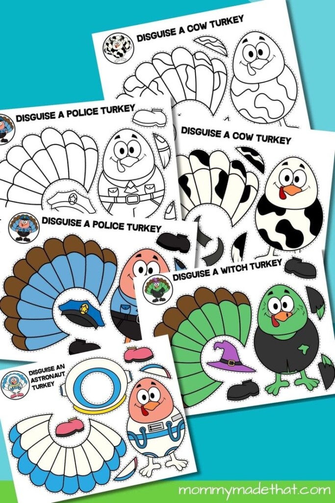 Disguise A Turkey Project Free Printable Templates Ideas Turkey 