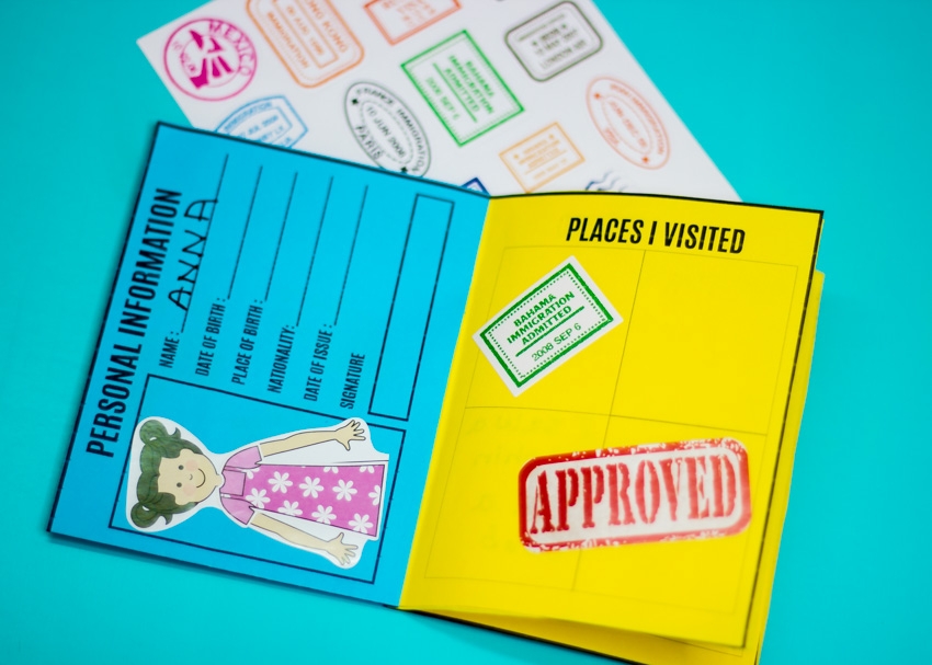 DIY Mini Passport Book Free Printable Make And Takes