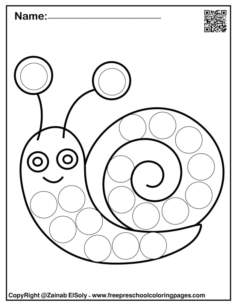 Dot Marker Coloring Pages Printable