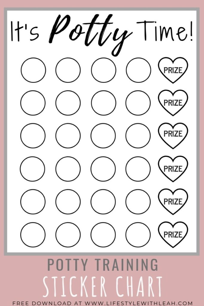 Download Your Free Potty Training Sticker Chart Today Your Kids Will 
