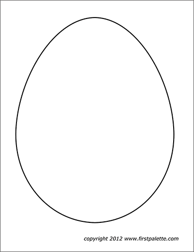 Easter Eggs Free Printable Templates Coloring Pages FirstPalette