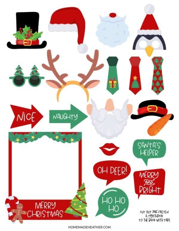 Elf On The Shelf Photo Prop Printables Elf On Shelf Printables Elf 