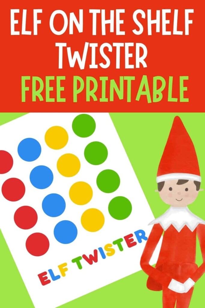 Elf Twister Free Printable Printable Templates