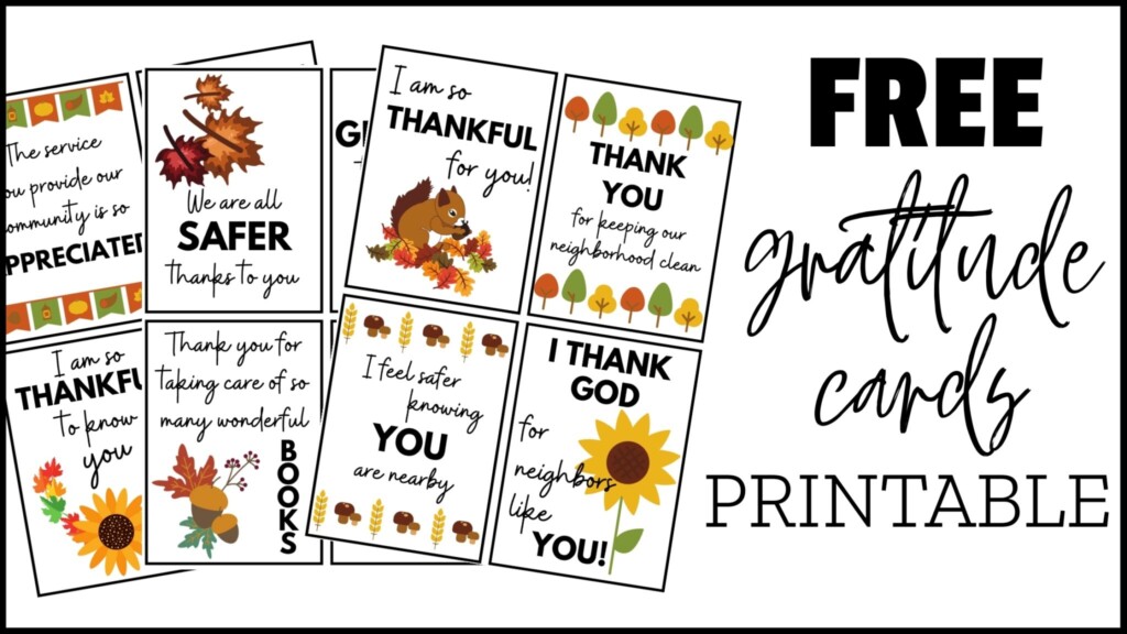 Expressing Thanks With Gratitude Cards How To Homeschool My Child