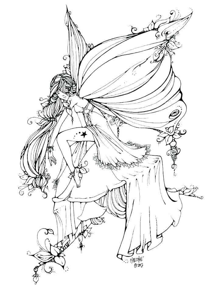 Fairy Coloring Pages For Adults Best Coloring Pages For Kids