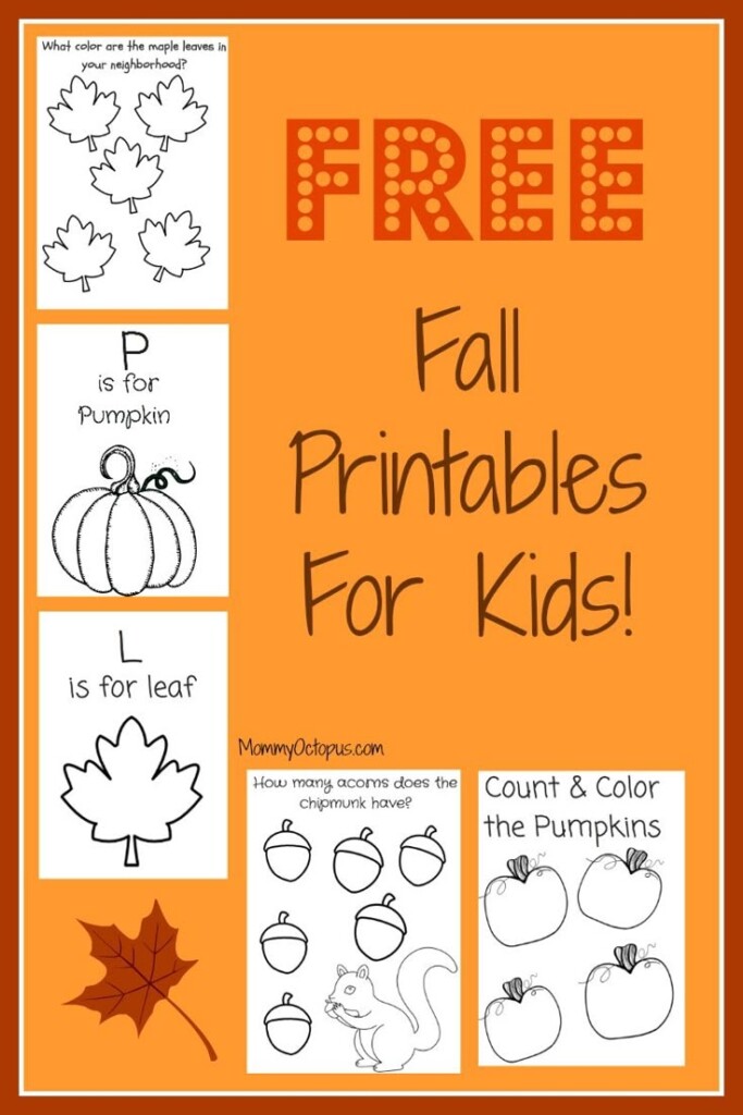 Fall Preschool Printables Free Printable Templates