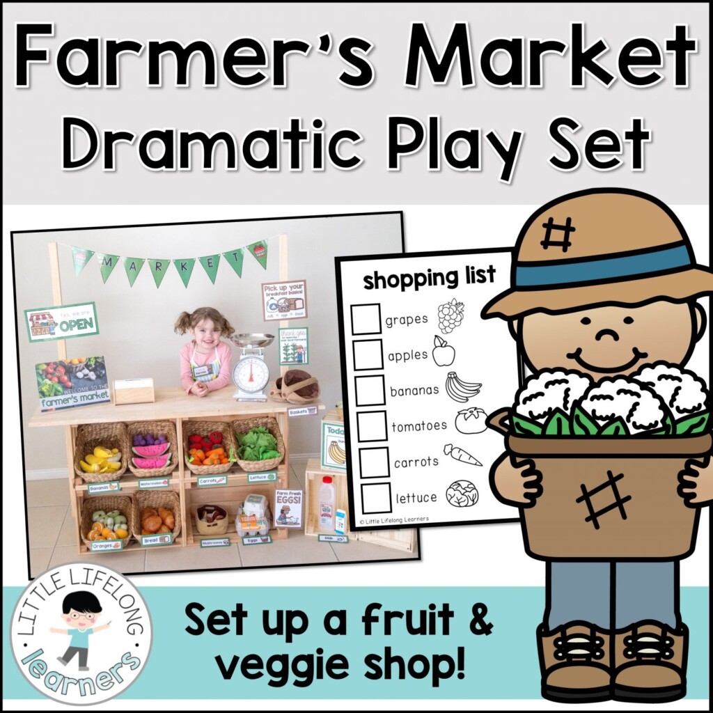 Farmers Market Dramatic Play Printables Free Printable Templates