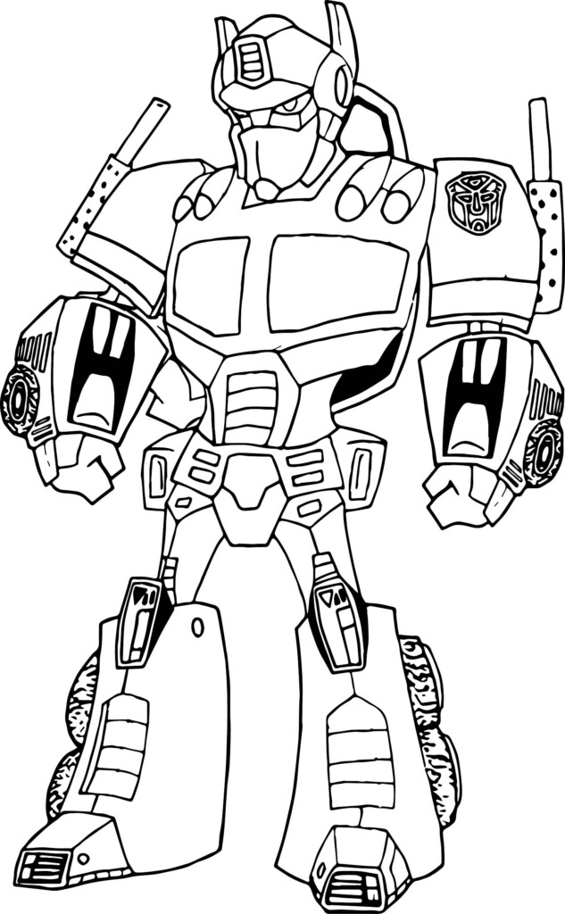 Fighting Robot Coloring Pages At GetDrawings Free Download