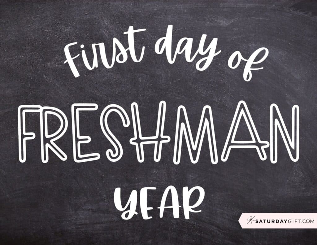First Day Of High School Freshman