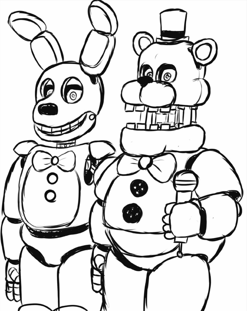 Five Nights At Freddy 39 s Coloring Pages Free PDF Printables Freddy 