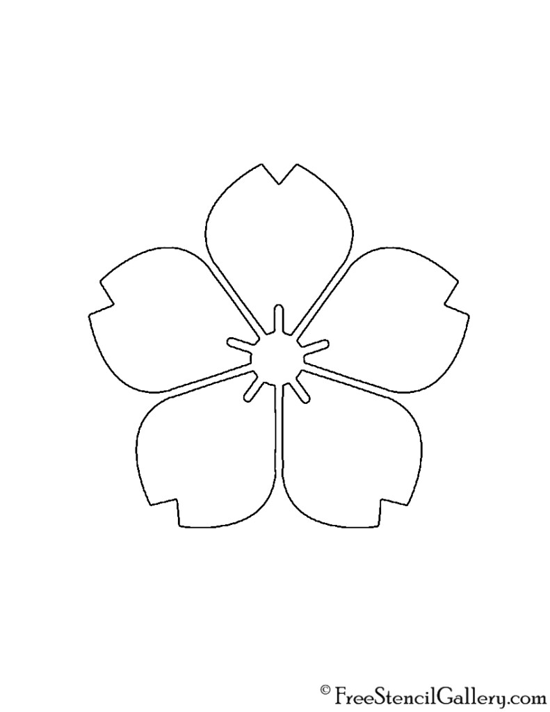 Flower Stencil Free Stencil Gallery