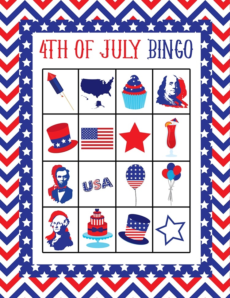 FREE 4th Of July Bingo Printable Let 39 s DIY It All With Kritsyn Merkley
