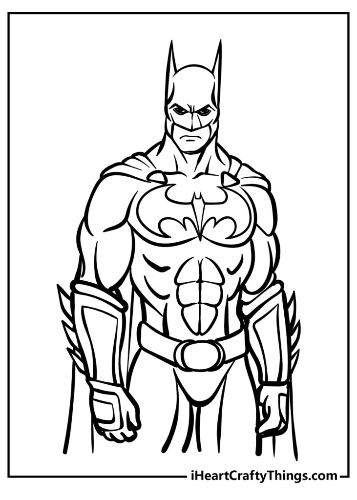 Free Batman Printable Coloring Pages Free Printable Templates