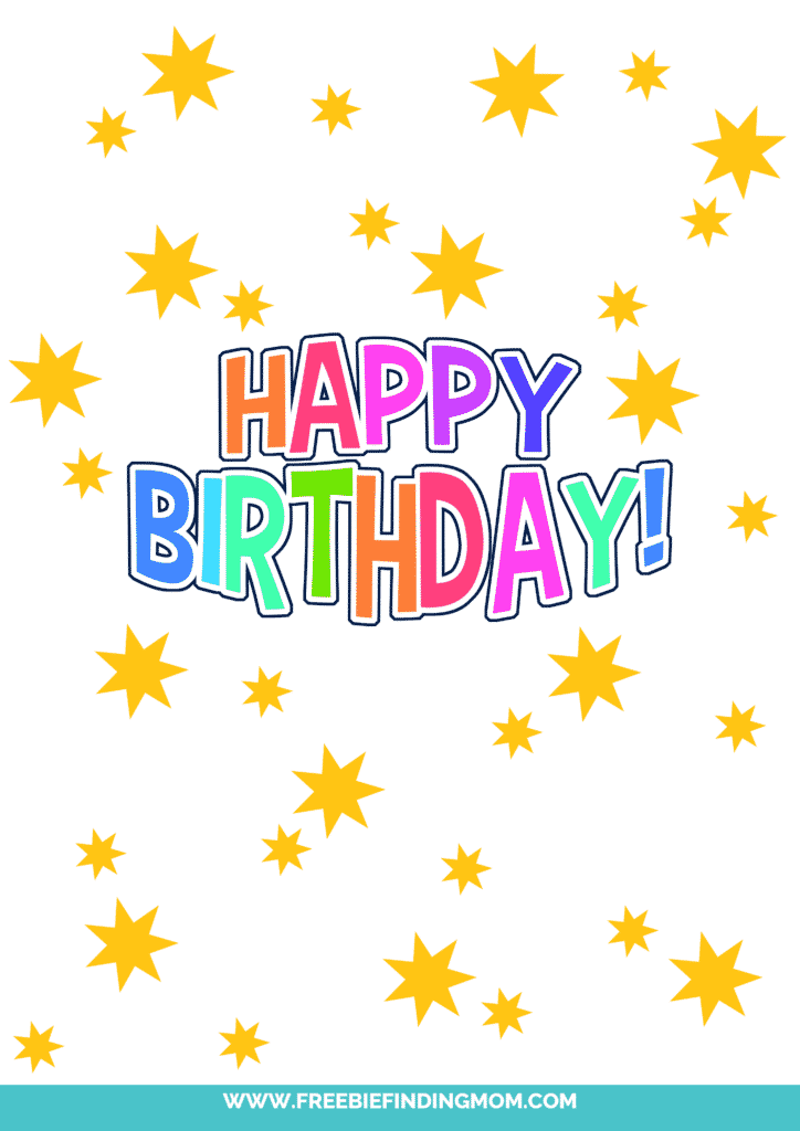 Free Birthday Sign Printables