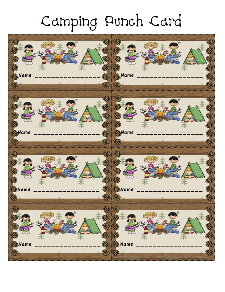 Free Camping Themed Classroom Printables Free Templates Printable