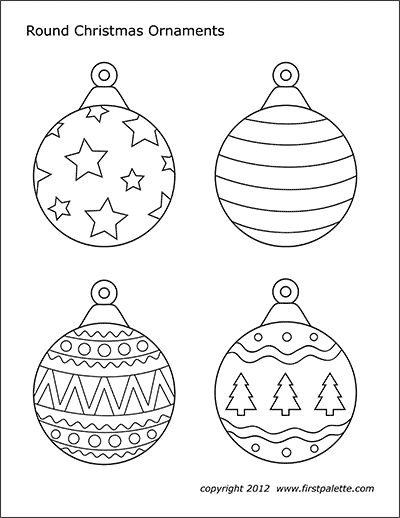 Free Christmas Tree Ornaments Printables Free Templates Printable