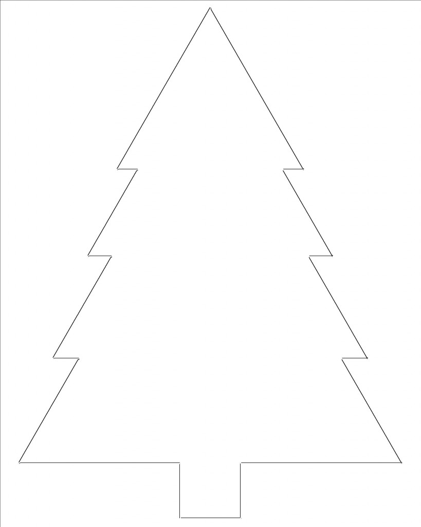 Free Christmas Tree Printable Template Printable Templates