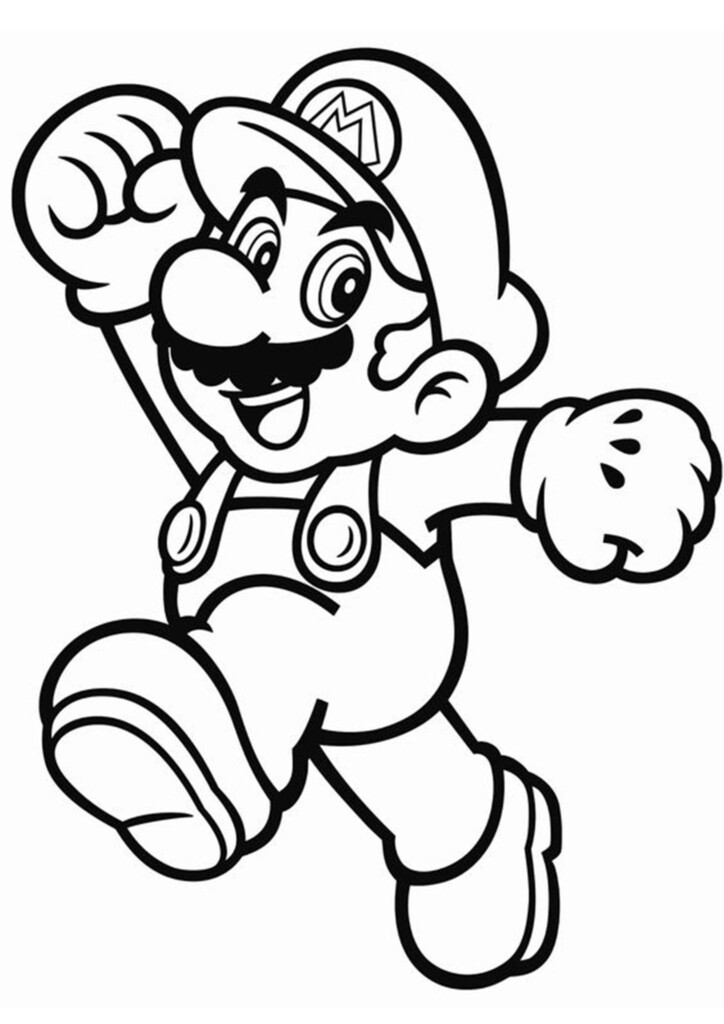 Free Easy To Print Mario Coloring Page Super Mario Coloring Pages 