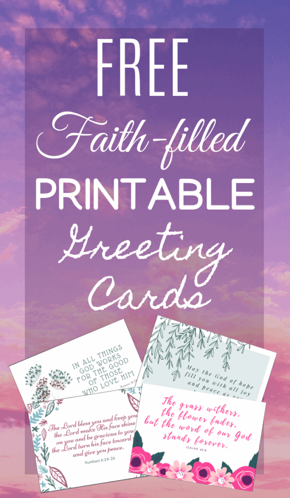 FREE Faith filled Printable Greeting Cards Free Printable Greeting 