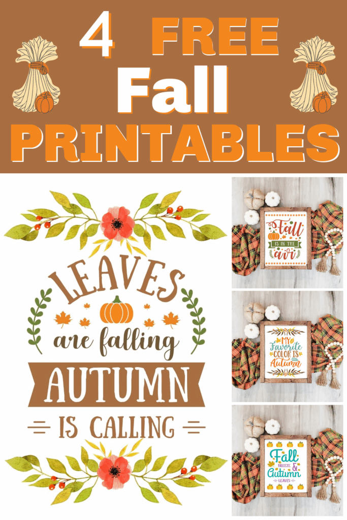 Free Fall Printables For The Home Free Fall Printables Fall 