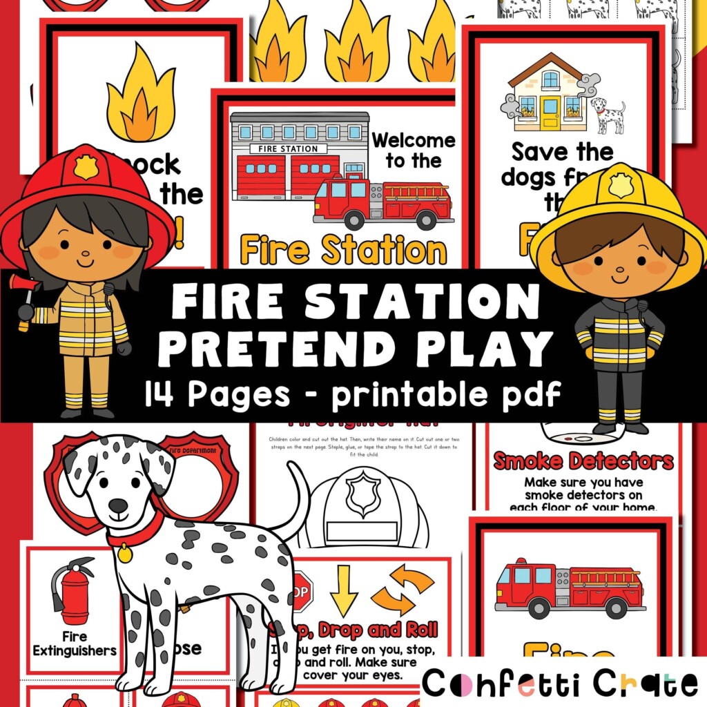 Free Fire Station Dramatic Play Printables Artofit