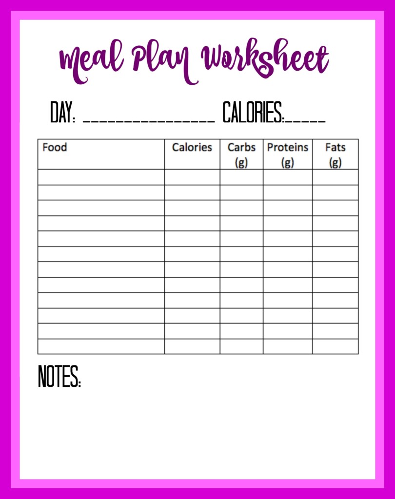 Free Food Diary And Calorie Tracker Printable Thrifty Thursday Free 