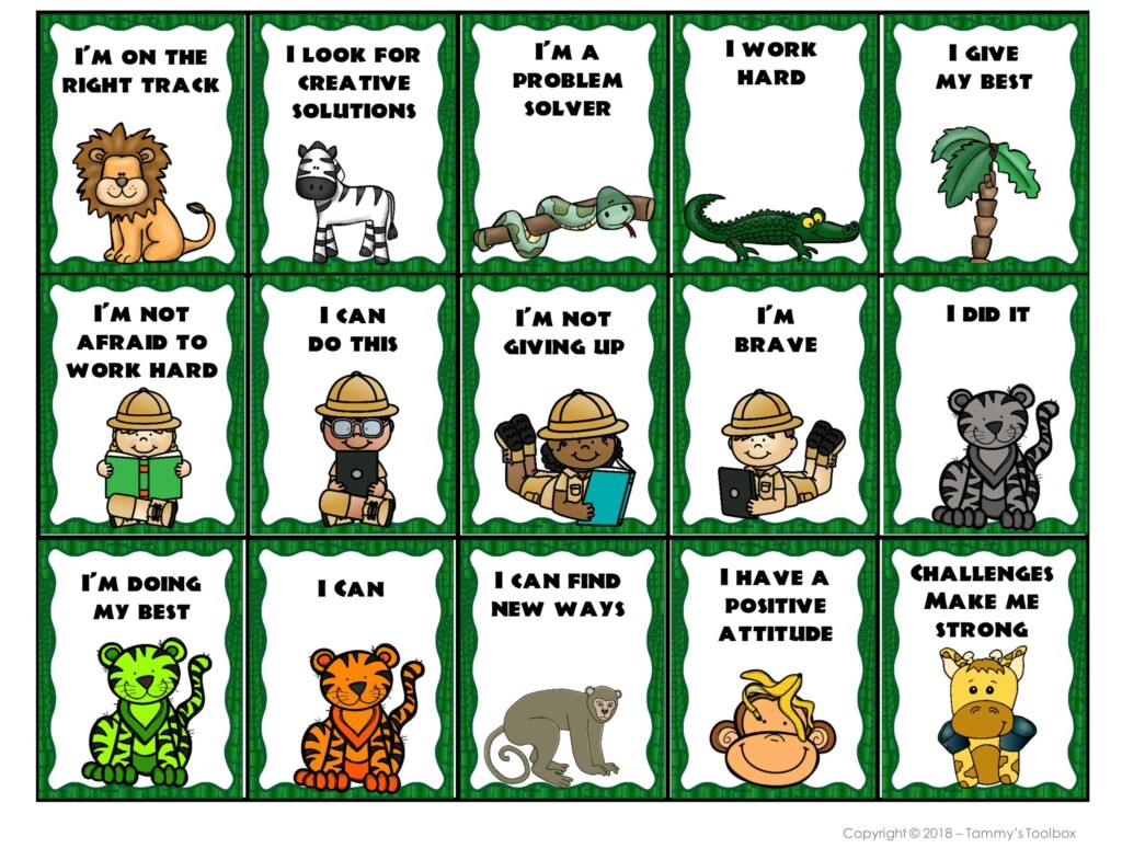 Free Jungle Themed Classroom Printables Printable Templates