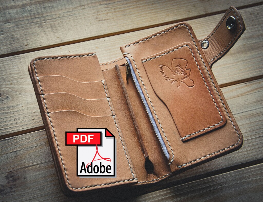 Free Leather Wallet Pattern The Free Pdf Patterns Are Available To 
