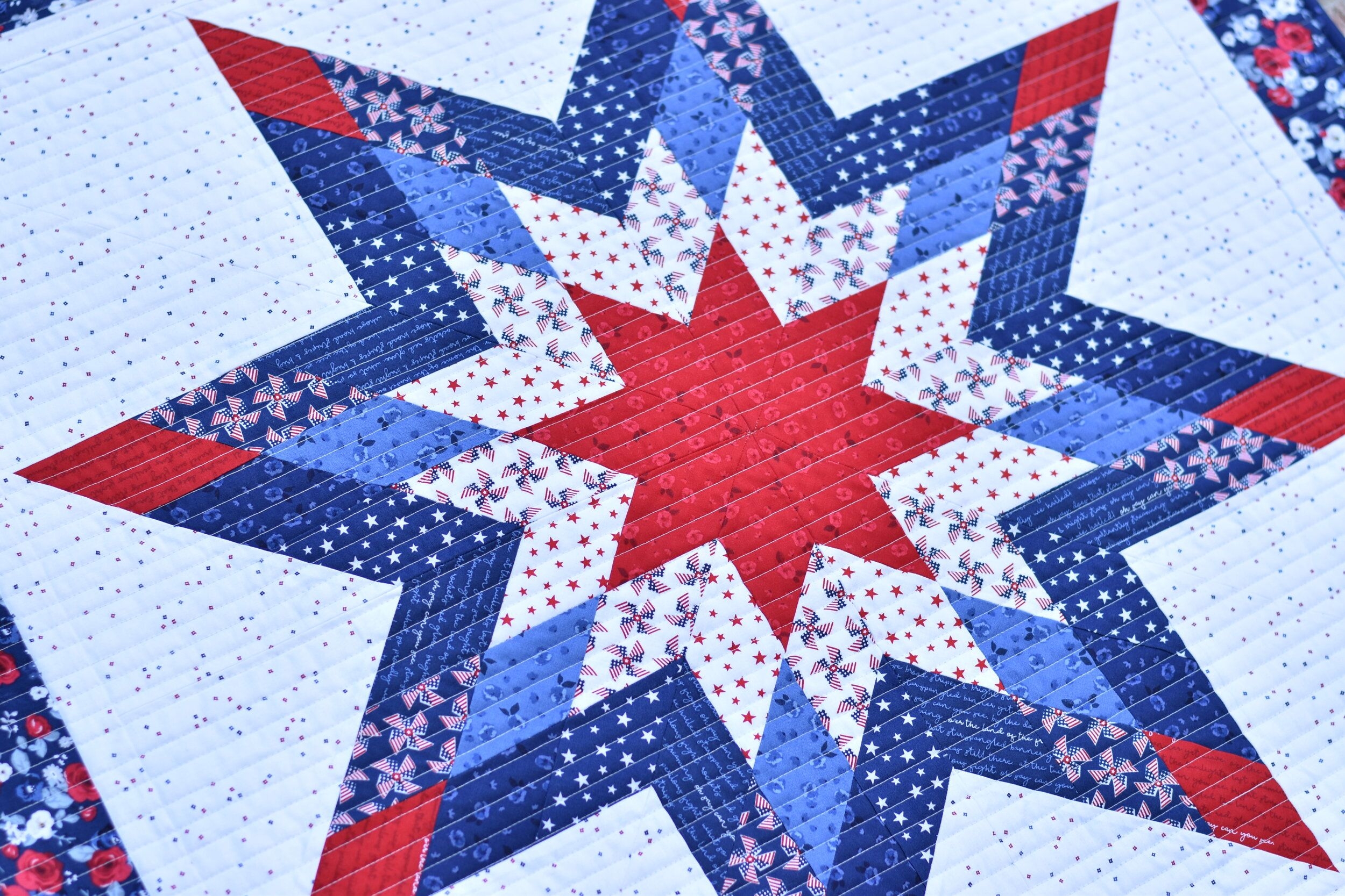 Free Lone Star Quilt Pattern