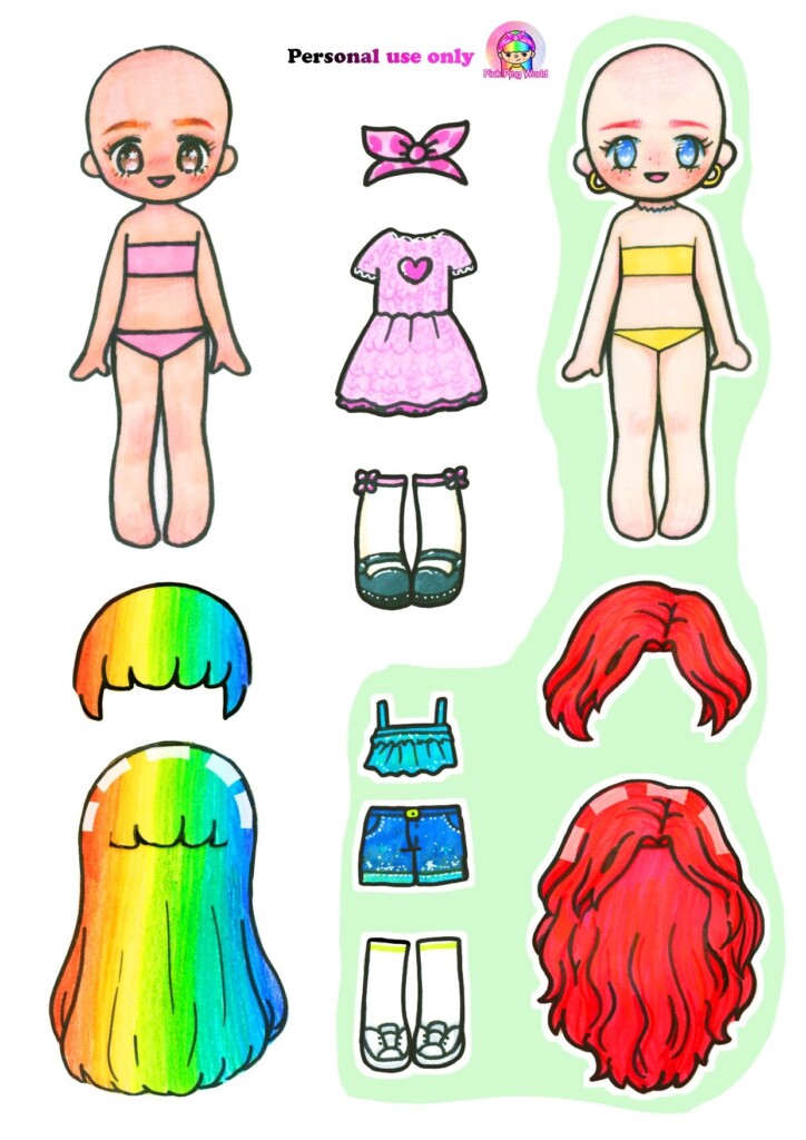 Free Paper Dolls Printables Printable New Year Banners
