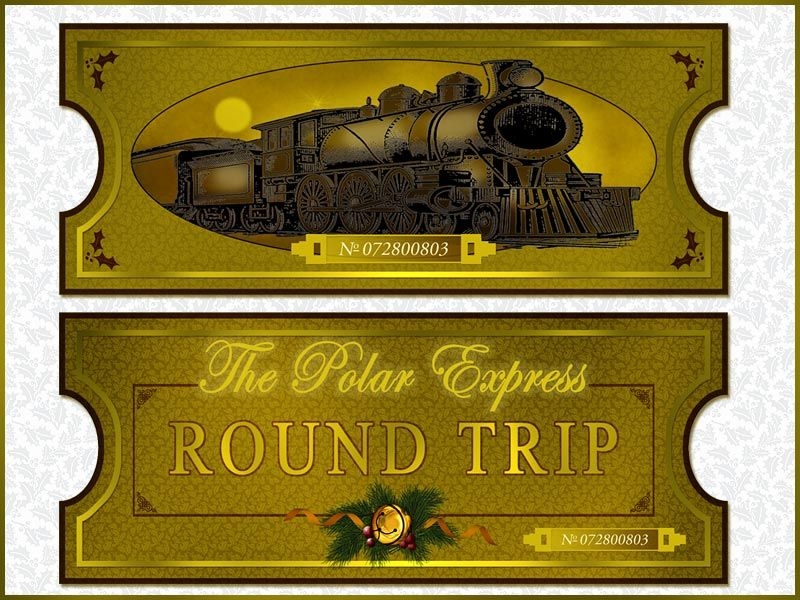 Free Polar Express Ticket Printables