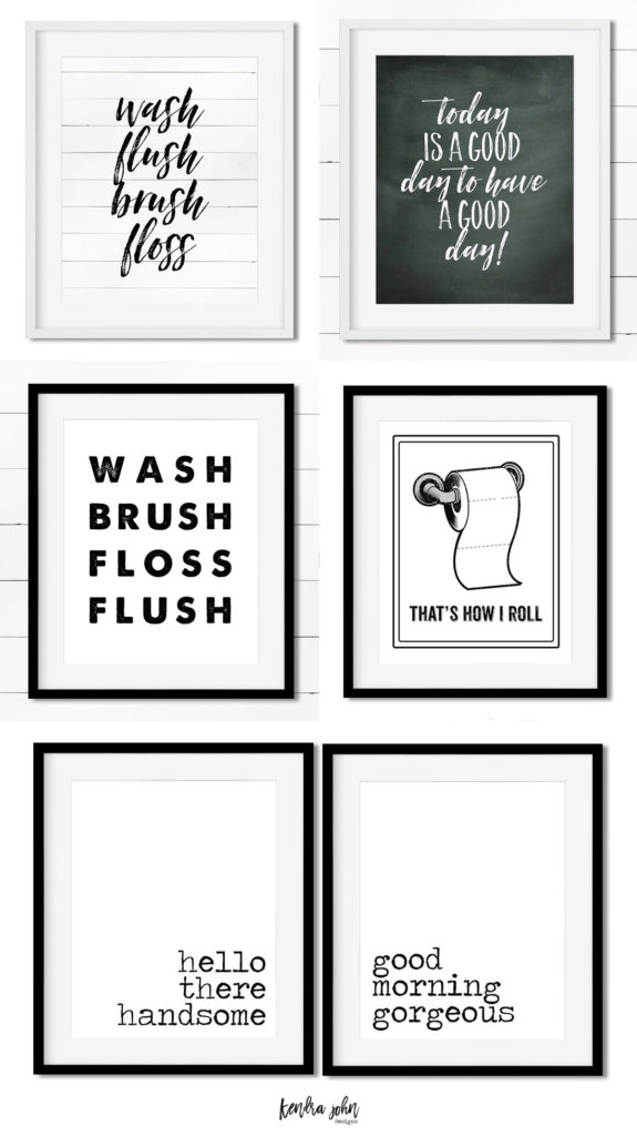 Free Printable Bathroom Quotes