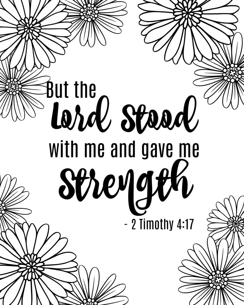 Free Printable Bible Verse Coloring Pages