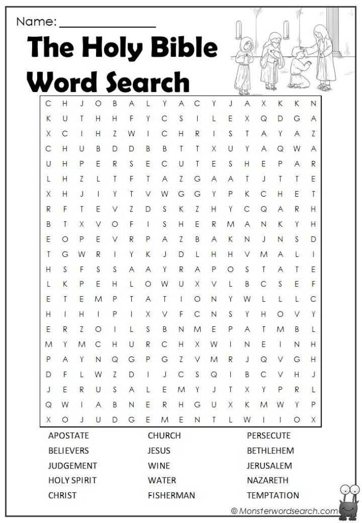 Free Printable Bible Word Search