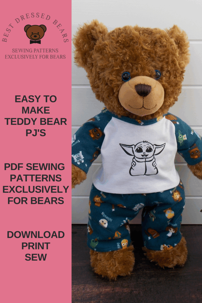 Free Printable Build A Bear Shirt Pattern Fits Build A Bear Animals 