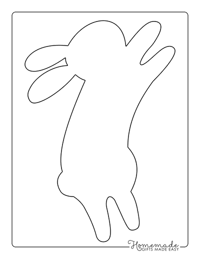 Free Printable Bunny Templates For Spring Easter Crafts