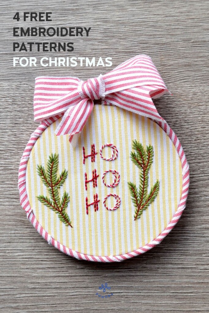 Free Printable Christmas Embroidery Patterns