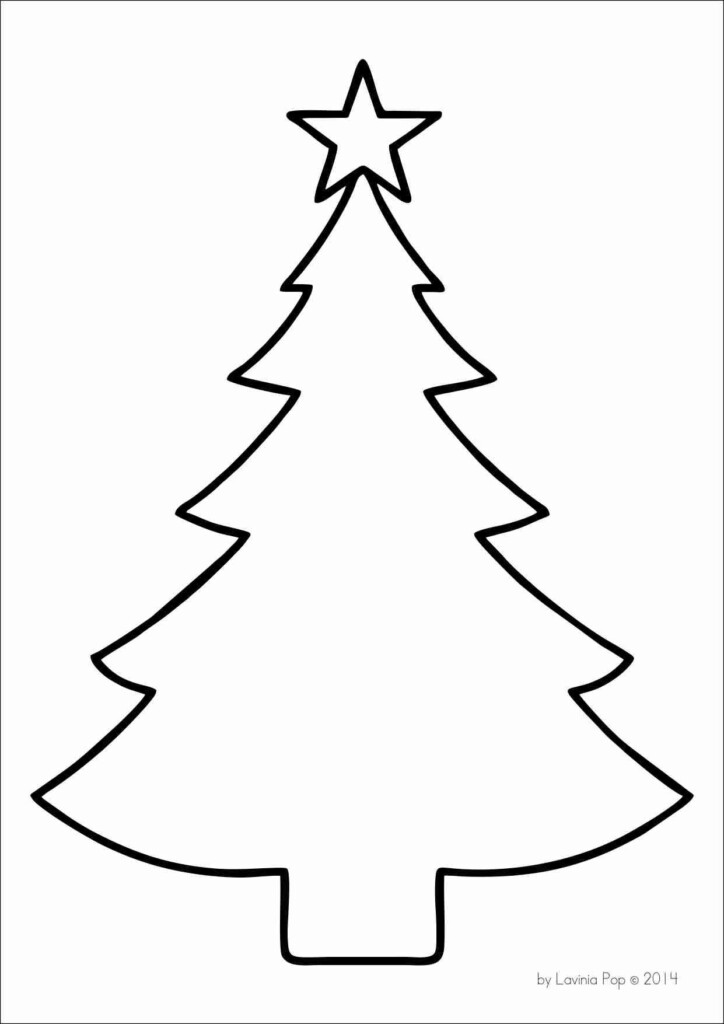 Free Printable Christmas Tree Template