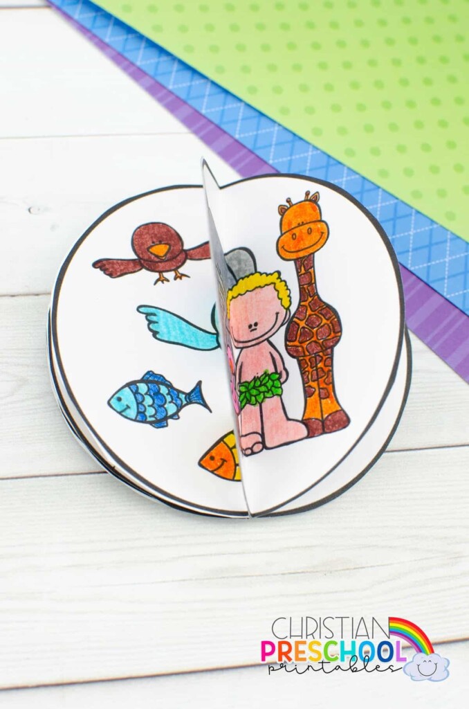 Free Printable Creation Craft For Kids Christian Preschool Printables