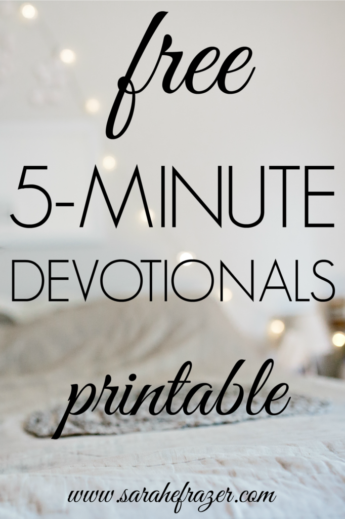 Free Printable Devotions