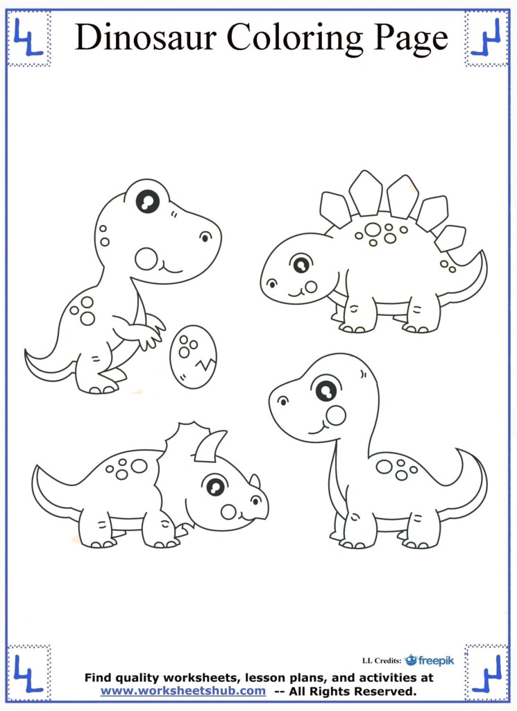 Free Printable Dinosaur Pdf