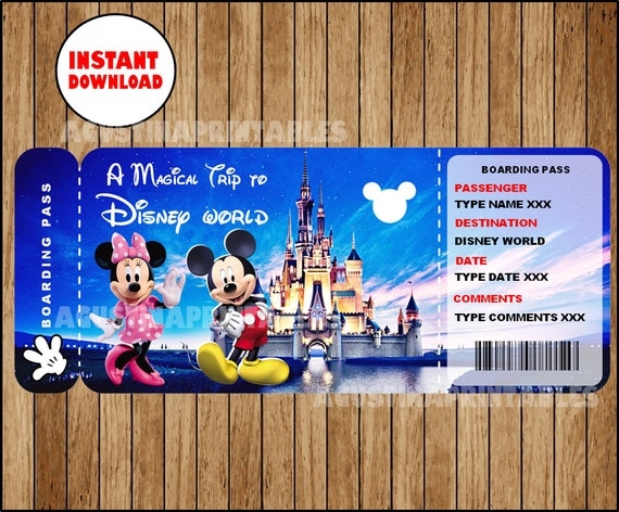 Free Printable Disney Ticket Template Printable Templates By Nora