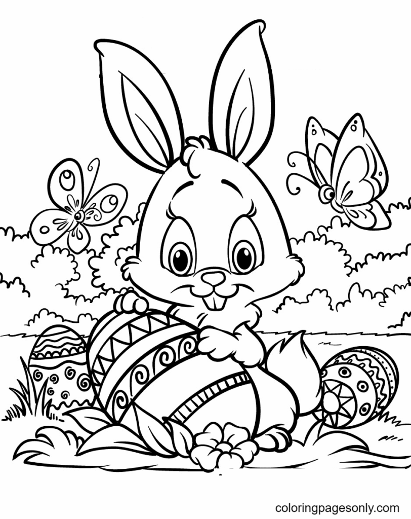 Free Printable Easter Bunny Coloring Pages Pdf Colori Vrogue co
