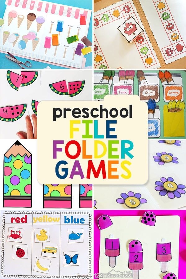 Free Printable File Folder Games Artofit