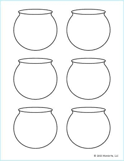 Free Printable Fish Bowl Templates That Effectively Improve The Skills 